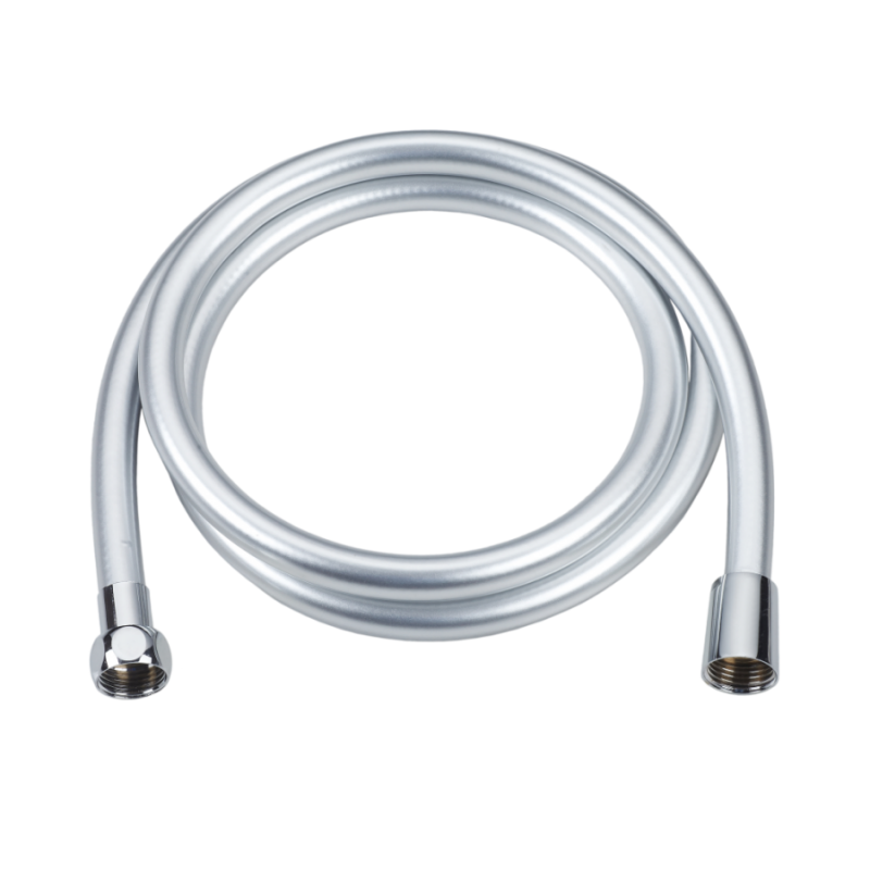 Шланг душевой 1.5 м  GA651-1.5  ПВХ (1,5 м) Gross Aqua SILVERFLEX(серебро)**