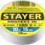 Изолента STAYER белая 15 мм х 10 м **